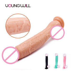 Volwassen Seksproduct Dildo Tpe <span class=keywords><strong>Touch</strong></span> Realistische Dildo 'S Met Ballen Penis Seksspeeltjes Voor Vrouwen - Product Image 2