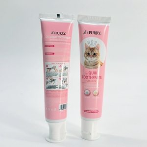 Purry Wholesale OEM/ODM Marque privée <span class=keywords><strong>Dentifrice</strong></span> <span class=keywords><strong>pour</strong></span> chats à saveur de lait <span class=keywords><strong>naturel</strong></span> et biologique en plastique écologique 45 grammes <span class=keywords><strong>pour</strong></span> les dents des animaux de compagnie - Product Image 4