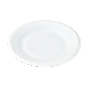 Factory Promotion Eco Friendly Restaurant Dish Microwavable Sugarcane Bagasse Paper Plate