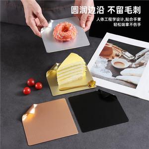 Creative Cake Plate Square Aluminum Dessert Tray For Baking Display - Product Image 1