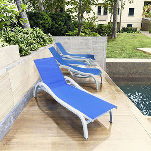 Tumbona Moderna de Aluminio para Exteriores, para Hoteles, Villas, Playa y Piscina - Product Image 3