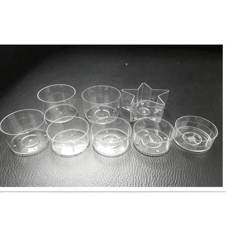 Factory Directly Sales Empty Candle Jars Plastic Candle Jars For Candle Making