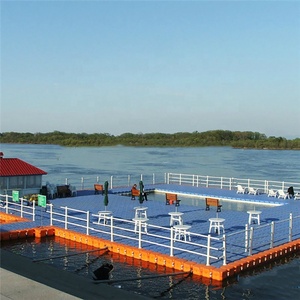 Piattaforma Galleggiante in HDPE per Acqua, Pontile Completo per Ormeggio di Motoscafi, Ponte Galleggiante Marino, Molo con Protezione UV e Impermeabile - Product Image 4