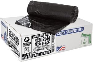 ถุงขยะขนาดเล็ก 100 ใบ ถุงขยะดำแบบใช้แล้วทิ้ง ย่อยสลายได้ ไม่มีกลิ่น สำหรับครัว สำนักงาน - Product Image 4