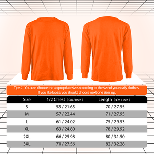 <span class=keywords><strong>T</strong></span>-Shirt a Maniche Lunghe Minimalista in Cotone e Poliestere <span class=keywords><strong>TC</strong></span>, Collo Tondo, per Sport e Tempo Libero - Product Image 5