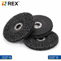 Disque abrasif REX Ceramic Grain 115x3.0mm 4.5 pouces certifié TUV ISO pour le décapage de la rouille et de la peinture sur métaux lourds