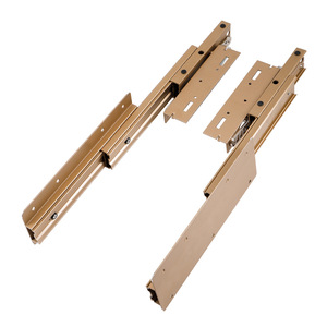 Rieles deslizantes Shengshimingxin de aleación de aluminio con extensión completa y cierre suave para gabinetes, escritorios y muebles - Product Image 1
