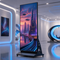 Pantalla LED P2 Plegable para Interiores, Alta Resolución, Unión sin Costuras, Diseño Ligero, Fondo de Escenario Flexible, Comercial