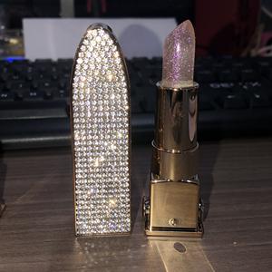 Rouge à lèvres hydratant biologique personnalisé avec diamant <span class=keywords><strong>baume</strong></span> à lèvres teinté à la cire d'abeille <span class=keywords><strong>PH</strong></span> à couleur changeante avec miroir - Product Image 1