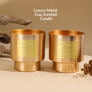 Light Luxury Metal Can Scented <b>Candle</b> <b>Large</b> Capacity Soy Wax Creative Home Decor Ornament - Product Image 4