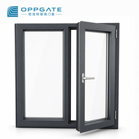 Fournisseur de fenêtres à battants en aluminium, double vitrage, certifiées CE, revêtement poudré, moustiquaire, étanches, ouverture vers l'extérieur