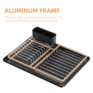 מנמיב אלומיניום על גבי מתלה הכיור צלחות מטבח מטבח מתלה מחסנים ויחידות מדפים - Product Image 3