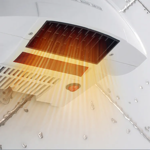 Mini accessoire de salle de bain de haute qualité en gros sans contact style hôtel sèche-mains infrarouge automatique bon marché pour bureau hôtel - Product Image 6