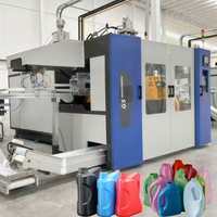 Máquina de Moldeo por Extrusión y Soplado Automática de Alta Eficiencia para Botellas de Plástico de HDPE/PVC para Detergentes, Champú, Limpiadores y Productos Químicos