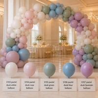 Ballons en latex pastel de 12 pouces pour les fêtes d'Halloween, la Saint-Valentin, les anniversaires, les baby showers, décoration d'articles pour les fêtes