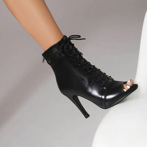 2025 HS010 Profession chaussures de danse latine <span class=keywords><strong>femme</strong></span> daim maille Ventilation salle de bal <span class=keywords><strong>Salsa</strong></span> bottes fond souple pratique Jazz bottes latines - Product Image 4