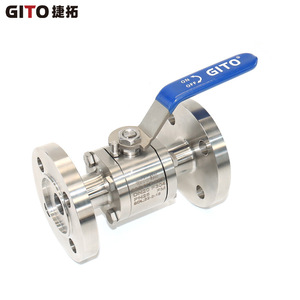 Vanne à boisseau sphérique à bride forgée en acier inoxydable DN20, haute pression, commande manuelle, qualité alimentaire pour eau et huile, compatible OEM - Product Image 4