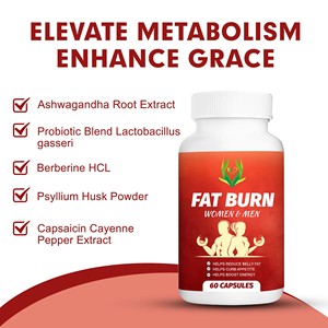 Pravite Label ODM Fat Burner Capsules Herbal <b>Supplement</b> Promote Curb Appetite Function and Support Weight Loss Healthy - Product Image 5