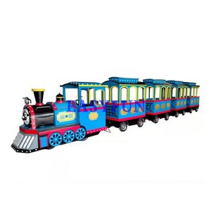 Tren Eléctrico Infantil sin Rieles para Parque de Atracciones, Mini Tren Turístico para Niños en Venta - Product Image 4