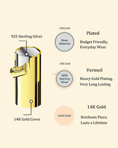 Nuevo Anillo de Moissanita Creada en Laboratorio en Plata 925 Bañada en Oro, Regalo de Compromiso, Anillo de Boda con Moissanita de Corte Ovalado de 6x8mm para Mujer - Product Image 2