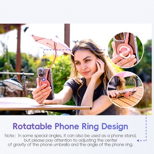 Strong Magnetic Phone <b>Umbrella</b> Magnetic, Multi-Angle Adjustable Phone Sun Shield with Cooling Design for Beach/Pool/Backyard Use - Product Image 3