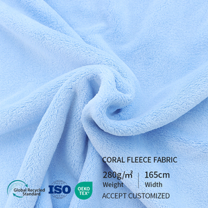 Tela de Felpa Coral de Doble Cara, de Gran Peso y Varios Colores, Disponible para Disposición Inmediata, para Albornoces - Product Image 2