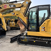 Excavatrice hydraulique Caterpillar 306 d'occasion, année 2020, 6 tonnes, machine lourde, équipement de terrassement, CAT 6T Digger