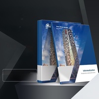 Conception de dépliant de brochure publicitaire d'impression de flyer A4 personnalisé de haute qualité avec panneau duplex de carton de papier offset