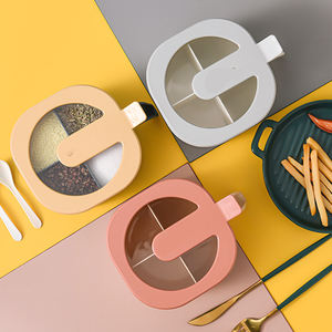 Contenedor de Especias al por Mayor DS2083, Caja para Condimentos con Tapa, Plástico, Cuatro Compartimentos para Sal y Pimienta - Product Image 6