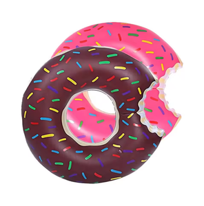 Anillo Inflable de PVC Personalizado de Fábrica, Flotador de Piscina Inflable Tipo Donut para Niños, Anillo de Neumático para Piscina, Flotadores de Piscina para Adultos - Product Image 3