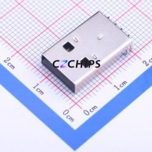 U-G-04WS-W-01 USB Connector SMD Connector ( Connector Type: Type-A )( Protocol Standard: USB 2.0 )( Gender: Male ) - Product Image 1