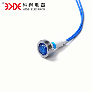 مصباح مؤشر LED أحمر وأصفر وأخضر وأزرق K01A قطر 10 مم 3-40 فولت - Product Image 3