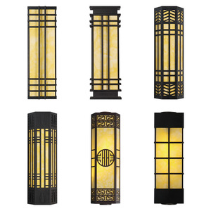 Jm Juming Outdoor Wall Lamp Aluminum <b>Shell</b> Led <b>Light</b> For Villa Courtyard Hotel Entrance New Chinese Style Minimalist Design - Product Image 4