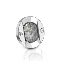 ANHEART 12V 135 Degrés Étanche blanc rond inox vitesse bateau navigation marine led poupe lumière