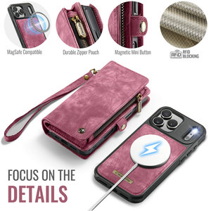Étui CaseMe pour <span class=keywords><strong>iPhone</strong></span> 17 Pro Max en cuir PU, portefeuille avec porte-cartes, pochette pour <span class=keywords><strong>iPhone</strong></span> 17 15 14 13 12 Pro Max 7 <span class=keywords><strong>8</strong></span> <span class=keywords><strong>Plus</strong></span> - Product Image 2
