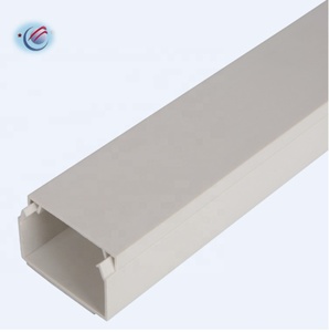 Điện nhựa tất cả các kích cỡ chống cháy khả năng kháng cháy <span class=keywords><strong>PVC</strong></span> cáp <span class=keywords><strong>Trunking</strong></span> dây bảo vệ phụ kiện hệ thống dây điện - Product Image 3