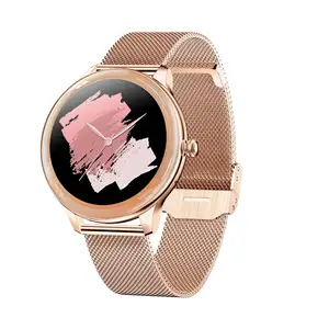 V33 Smart Watches Women 1.09 Inch Volledig Scherm Thermometer Diy Watchface Bluetooth Antwoord Oproep Dames Smartwatch