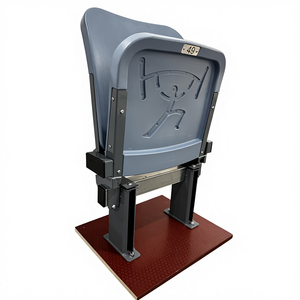 Asiento <span class=keywords><strong>Plegable</strong></span> <span class=keywords><strong>de</strong></span> Plástico HDPE VIP con Portavasos, Montaje en Suelo, para Uso en Interiores/Exteriores, Estadio, Modelo CS-QY01-L - Product Image 4