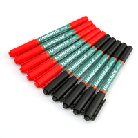 Marqueurs permanents à pointe ultra fine noire de 0,7 mm, stylos à pointe feutre fonctionnant sur le plastique, le bois, la pierre, le métal et le verre