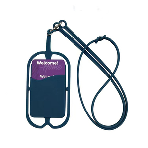 Kantong kartu berperekat tongkat elastis silikon Universal hadiah promosi - Product Image 1