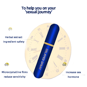 Espray para retrasar el cuidado personal de los hombres OEM Etiqueta privada Potenciador sexual de larga duración Espray para eyaculación <span class=keywords><strong>precoz</strong></span> Espray de resistencia sexual - Product Image 3