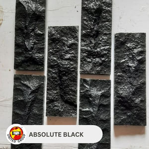 Dalle de granit noir absolu sur mesure de haute qualité pour la décoration murale de cuisines et salles de bain de villas et hôpitaux, export en vrac Inde - Product Image 2