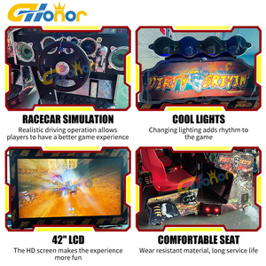 Máquina de Juego de Conducción de Autos Operada con Monedas, Simulador de Máquina de Juegos de Arcade, Juego de Carreras Dirty Driving - Product Image 6
