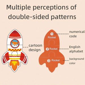 Classic Education Large Cute <b>Animals</b> Educational Learning Jigsaw Puzzle Game for Boys Girls - Product Image 4