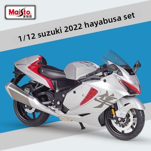 MAIsto 1:12 <span class=keywords><strong>2022</strong></span> Suzuki <span class=keywords><strong>Hayabusa</strong></span> Modèle de <span class=keywords><strong>moto</strong></span> en métal moulé sous pression pour collectionneurs, exposition, cadeau, vente en gros - Product Image 5