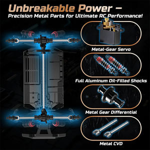 ENOZE 9309E 309E 1/18 משאית מפלצת RC מהירה 4X4 עם מנוע ללא פחמים 2S 2.4G שלט רחוק פרופורציונלי - Product Image 4