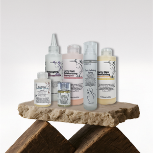 Kuru kıvırcık hasarlı saçlar için özel etiket organik kıvırcık saç bakımı seti şampuan ve saç kremi - Product Image 2