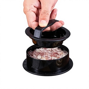Prensa Redonda de Plástico Ecológica para Hamburguesas, Molde para Carne de Res de Grado Alimenticio, Utensilios de Cocina - Product Image 1