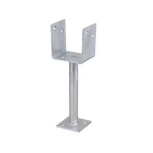 5mm Thick <strong>Post</strong> Anchor <strong>Bracket</strong> with Hot Dip Galvanized Finish Q235B <strong>Post</strong> Support Stand <strong>for</strong> Pergola Fence Wood Structure - Product Image 3