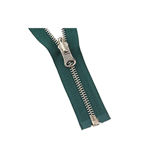 Fermetures éclair métalliques personnalisées avec curseur autobloquant, extrémité ouverte, légères, pour vestes, manteaux, sacs, vêtements et accessoires. - Product Image 1